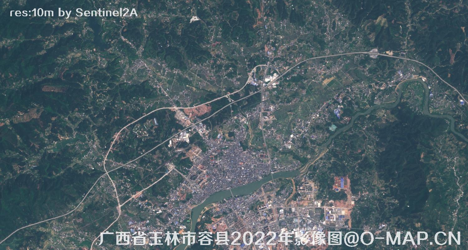 容縣最新航拍全景，一覽無(wú)余的美麗風(fēng)光??